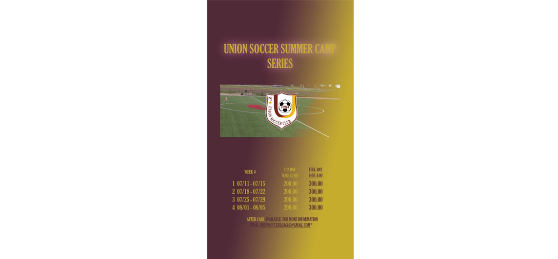 Union Soccer Summer Camp 2022