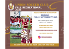 UNION SOCCER FALL REC